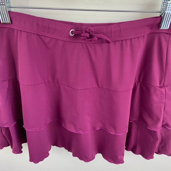 Athleta Berry Purple Flirt Swim Cover-Up Skirt - Picture 5 of 7